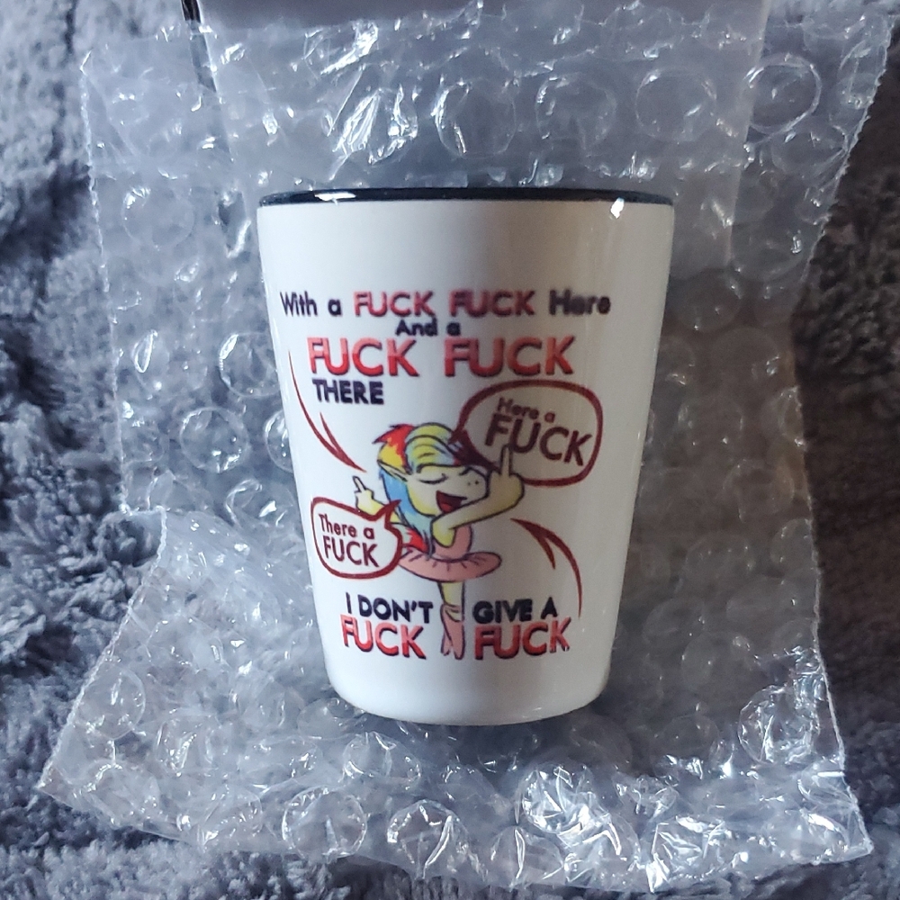 #5 - Themed White Shot Glass